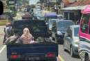 H+1 Lebaran, Jalur Bandung-Cirebon via Sumedang Macet 10 Km