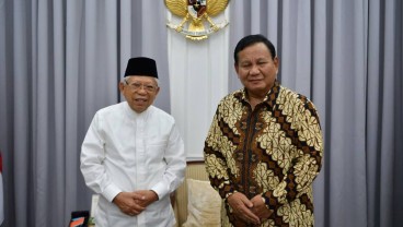 Wapres Ma'ruf, Prabowo, dan KSAD Bersilaturahmi Idulfitri 1444 H