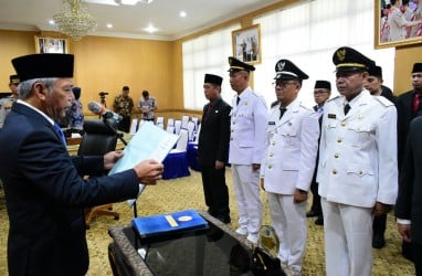 Lantik Pejabat Eselon, Bupati OKI Tekankan Sinergitas antar OPD