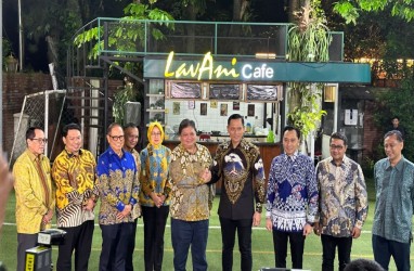 Disinggung Kasus Moeldoko di Depan Ketum Golkar, AHY: Temannya Pak Airlangga