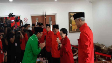 Ketum PPP Tiba di Kantor PDIP, Megawati dan Ganjar Tampak Sumringah
