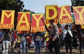 Aksi Hari Buruh di Makassar Dibubarkan, 5 Orang Ditangkap