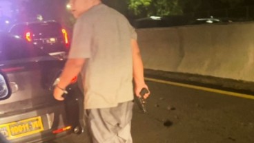 Polisi Selidiki Kepemilikan Senjata Koboi Jalanan di Exit Tol Tomang
