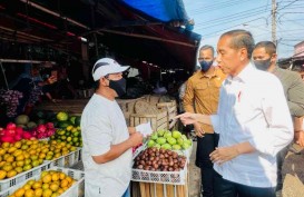 Jokowi Blusukan di Lampung, Cek Pasar Natar Tinjau Harga Komoditas