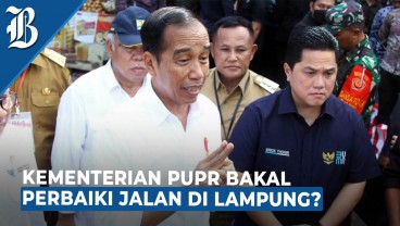 Soal Jalanan Lampung, Jokowi: Pemprov Tak Sanggup, Kita Ambil Alih!