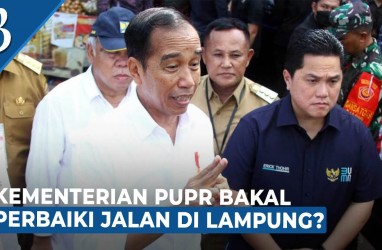 Soal Jalanan Lampung, Jokowi: Pemprov Tak Sanggup, Kita Ambil Alih!
