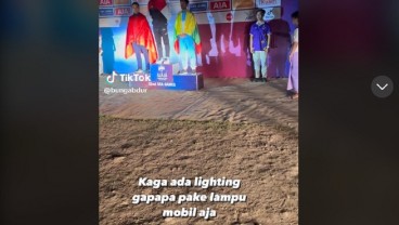 Sederhananya Podium Sea Games 2023 Jadi Gunjingan, Pakai Lampu Mobil Buat Lighting