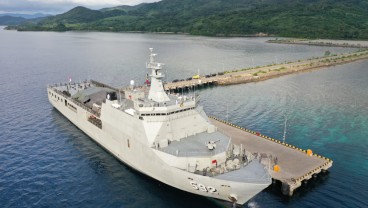 KRI Banjarmasin 592 Diperkuat Seribu Pasukan Sokong Pengamanan KTT ASEAN