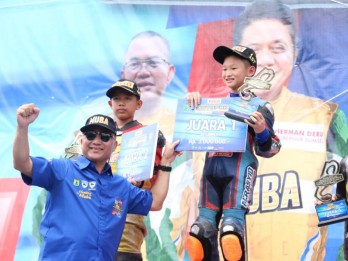 Atlet Binaan PPLP-D Muba Raih Juara Umum Kejurnas Motoprix 2023