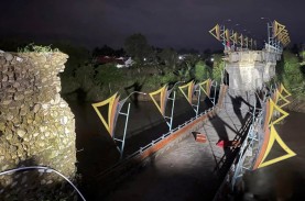 Jembatan di Sikabu Senilai Rp25,4 Miliar Ambruk, Baru…