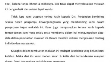 4 Contoh Kata Pengantar yang Baik dan Benar