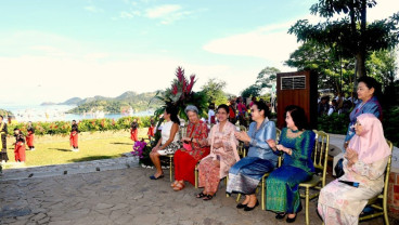 Iriana Jokowi Ajak Istri-istri Pemimpin Asean Lihat Uniknya Budaya NTT