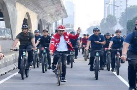 Jokowi Bersepeda di Jalan Sudirman-Thamrin, Olahraga…