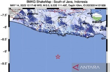 Gempa Trenggalek Termasuk Dangkal Akibat Subduksi Lempeng