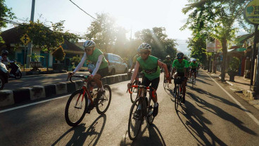 Group Ride ke-7 GFNY Bali-IFGLife Lintasi Sejumlah Desa Wisata di Purworejo