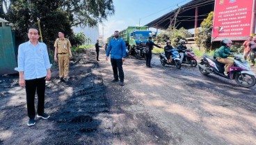 Jokowi Cek Kondisi Jalan di Jambi: Rusak Parah!