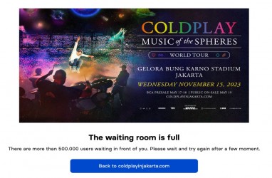 War Tiket Coldplay! Lebih 500.000 Users Antre Presale BCA, Fans Gigit Jari