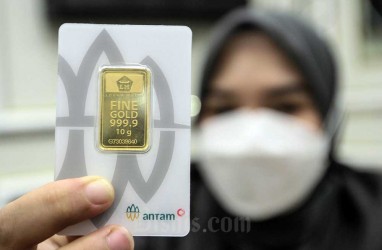 Harga Emas Antam dan UBS di Pegadaian Kompak Turun, Termurah Rp555.000