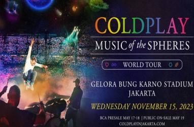 Tiketnya Terbatas, Ini Cara dan Link Pembelian Tiket Coldplay Public On-Sale Dibuka Pukul 10.00 WIB