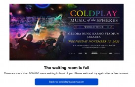 Tiket Coldplay 'Ultimate Experience' Sold Out dalam Hitungan Menit, Sandiaga Janjikan Tambah Hari?
