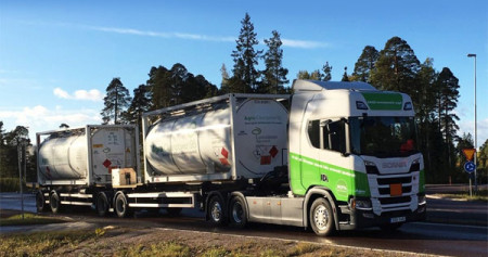 Truk Scania berbahan bakar bioethanol. /Volskwagen