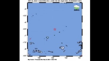 Gempa di Laut Banda Maluku Magnitudo 5,1 Dipicu Sesar Aktif