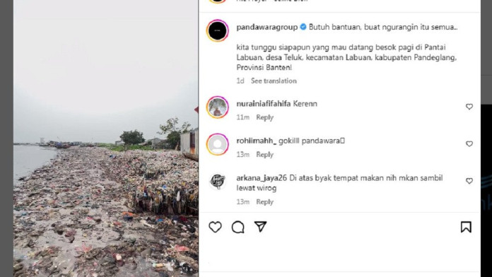 Viral Pantai Terkotor di Indonesia, Sampahnya Lebih dari 1000 Karung
