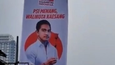 PSI Pasang Baliho Kaesang Maju Wali Kota Depok, PDIP Ditikung?