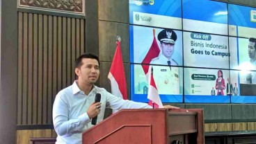 Bisnis Indonesia Goes To Campus 2023 : Pesan Wagub Emil Soal Bonus Demografi