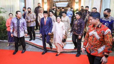 Presiden Jokowi dan Wapres Ma'ruf Amin Hadiri Akad Nikah Putra Komisaris Sahid Group