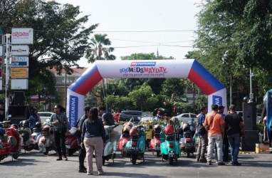 Gelar Konvoi Vespa, Pertamina Hadir Dalam MyPertamina Solo Mods Mayday 2023