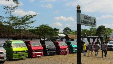 Komunitas L300 Se-Indonesia Gelar Kopdarnas di Candi Banyunibo Sleman