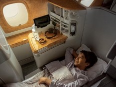 Intip Fasilitas Mewah di Pesawat Emirates Airbus A380 Jakarta-Bali