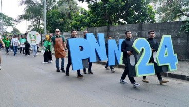 Berlangsung Meriah, Insan PNM Kompak Jalan Sehat Menyambut PNM ke 24