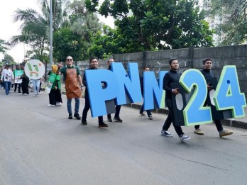 Berlangsung Meriah, Insan PNM Kompak Jalan Sehat Menyambut PNM ke 24
