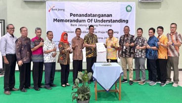 Bank Jateng Layani Pembayaran Gaji Anggota Yayasan Satya Praja Pemalang