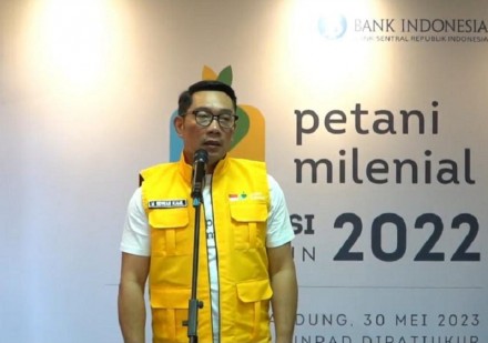 Inaugurasi Petani Milenial 2022, Ridwan Kamil Minta Kisah Sukses Peserta Diapresiasi