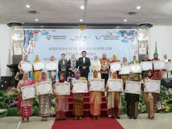 Perempuan Inspiratif dari 17 Daerah di Sumsel Raih Penghargaan
