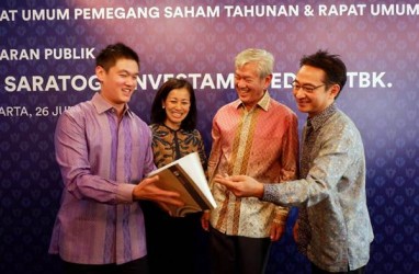 Saratoga (SRTG) Raih Penghargaan Bisnis Indonesia Award 2023 Kategori Holding Investasi
