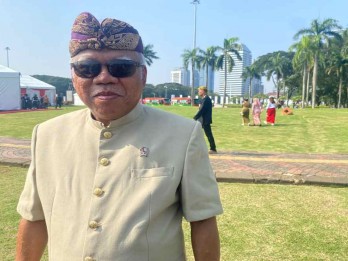 Hari Lahir Pancasila, Menteri PUPR Pakai Baju Adat Bali: Sudah Disiapkan Istri