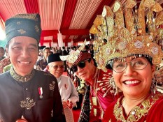 Momen Sri Mulyani Swafoto Bareng Jokowi hingga Megawati di Hari Lahir Pancasila