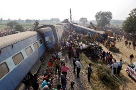 Deretan Tabrakan Kereta Mematikan di India dalam 1…