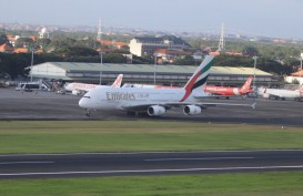 Pesawat Raksasa A380 Bolak-balik Dubai-Denpasar Angkut 460 Orang