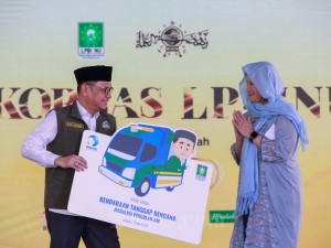 Danone Indonesia Berikan Kendaraan Tanggap Bencana Kepada LPBI NU