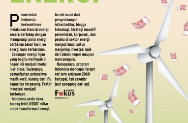 PEMANFAATAN EBT : Cari-Cari Duit Transisi Energi