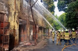 Kebakaran Ruko di Kwitang, Kerugian Rp50 Juta