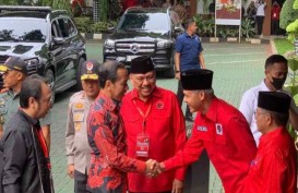 Rakernas III PDIP: Jokowi Tiba Disambut Ganjar dan Elite Partai