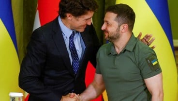 PM Kanada Justin Trudeau Sambangi Zelensky di Ukraina, Umumkan Bantuan Rp5,55 Triliun