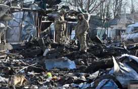 10 Rudal dan 10 Drone Rusia Bombardir Ukraina dalam Semalam