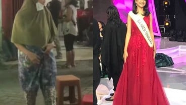 Beda Banget! Viral Peserta Miss Indonesia 2018 Kini Jadi Emak-Emak Berdaster